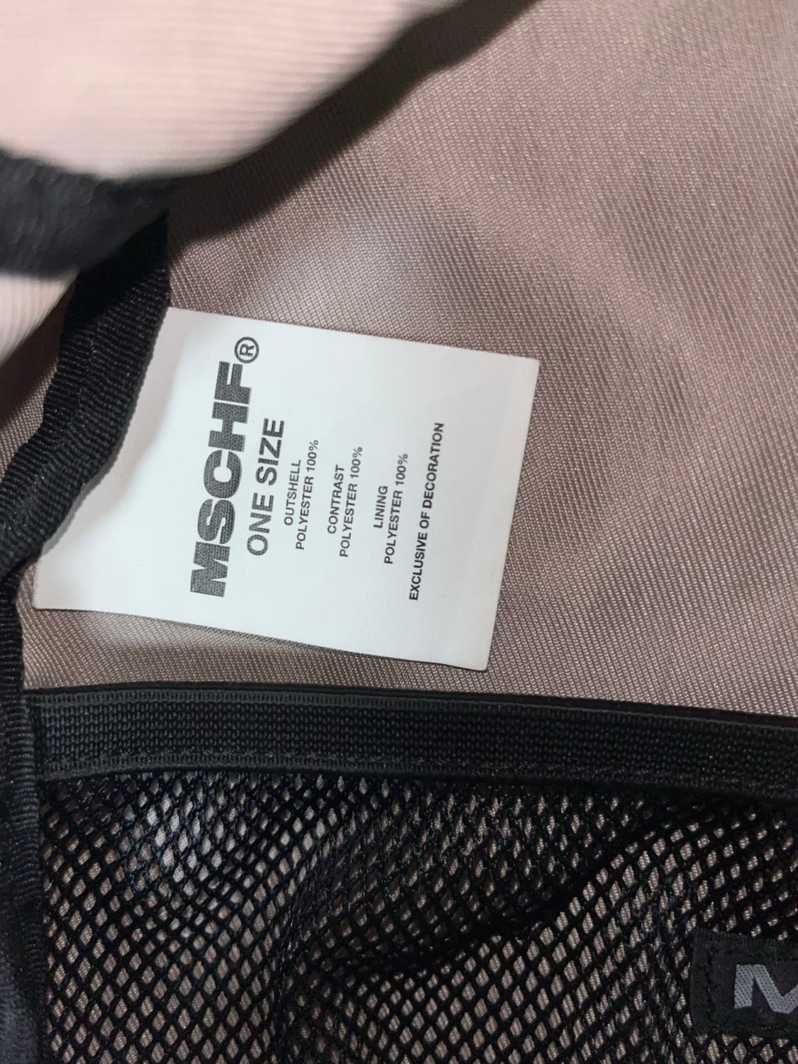 미스치프 백팩 핑크 그레이 상품이미지6