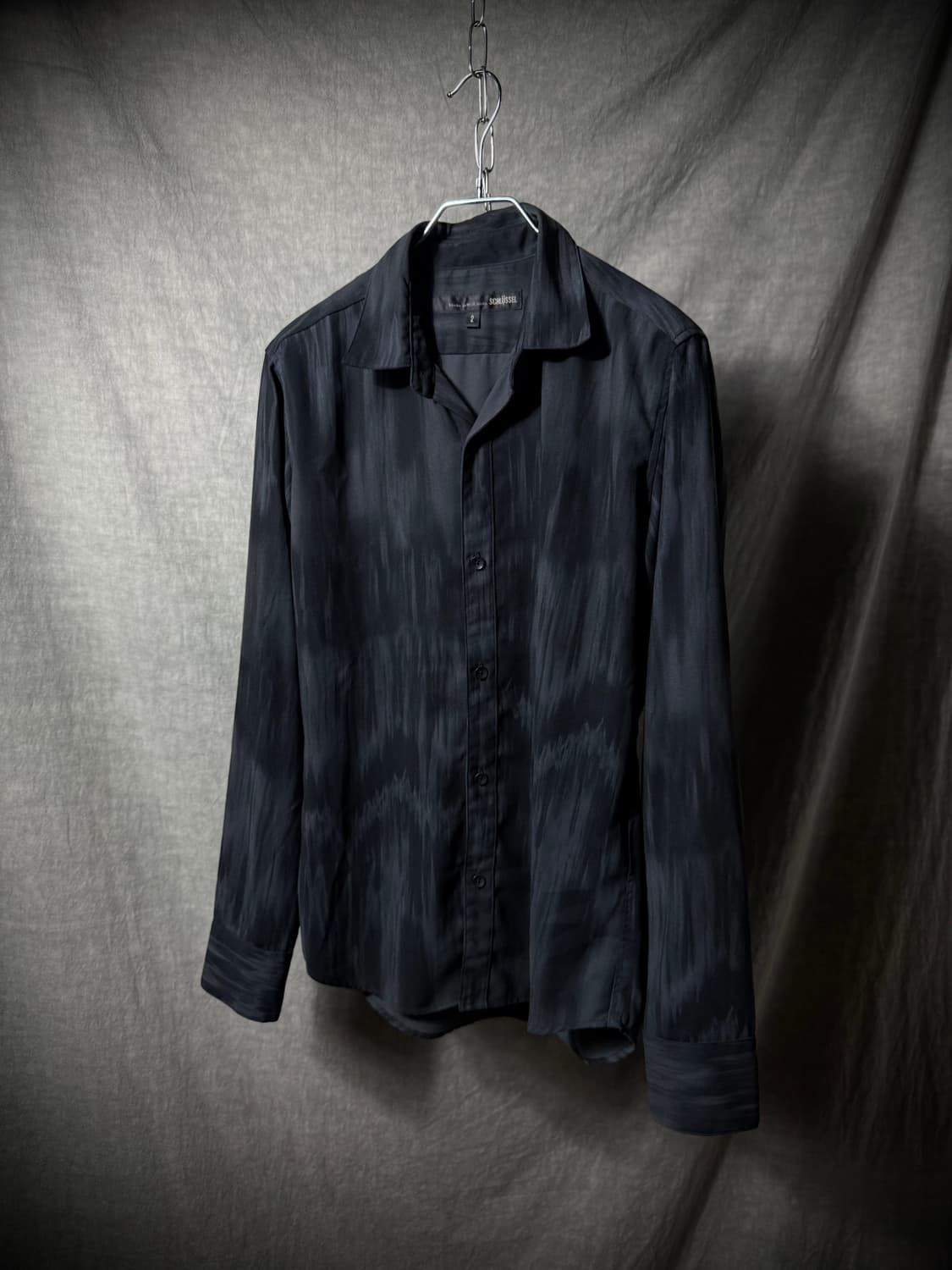 Schlüssel Shadow Pattern Dress Shirt  상품이미지1
