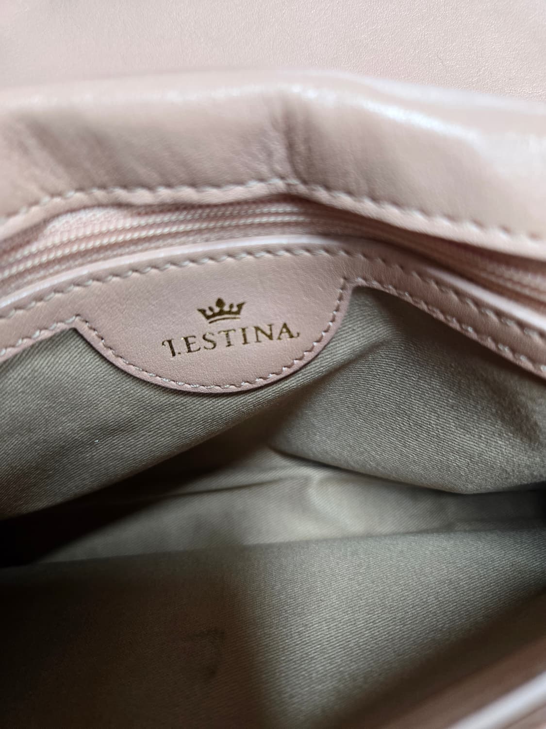 제이에스티나 핑크 퀼딩 체인 숄더백  상품이미지9