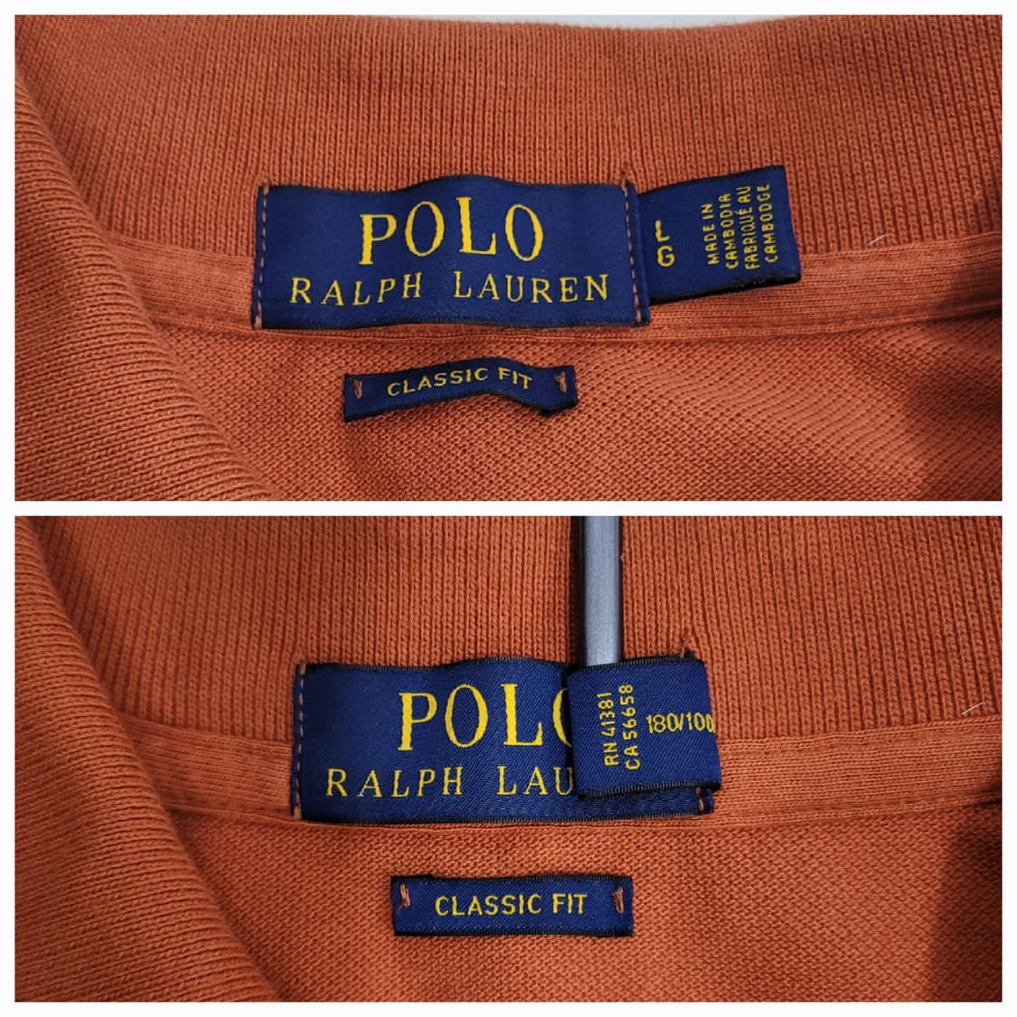 POLO 폴로 랄프로렌 화이트 포니 클레식핏 카라 티셔츠  / 남 L
 상품이미지8