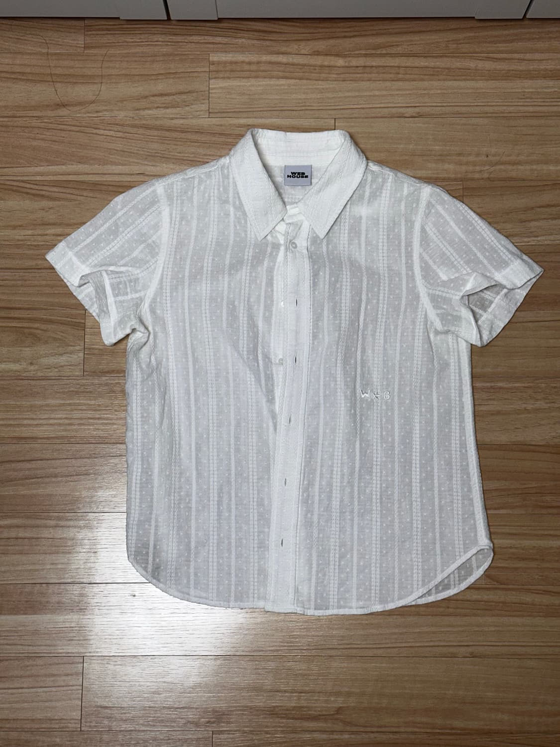 (아일릿 원희 착용) 웹하우스 걸프렌드 셔츠 - 레이스 상품이미지4