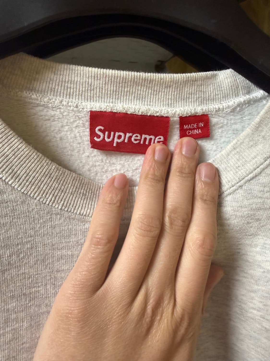 슈프림 크레스트 크루넥 맨투맨L 상품이미지3