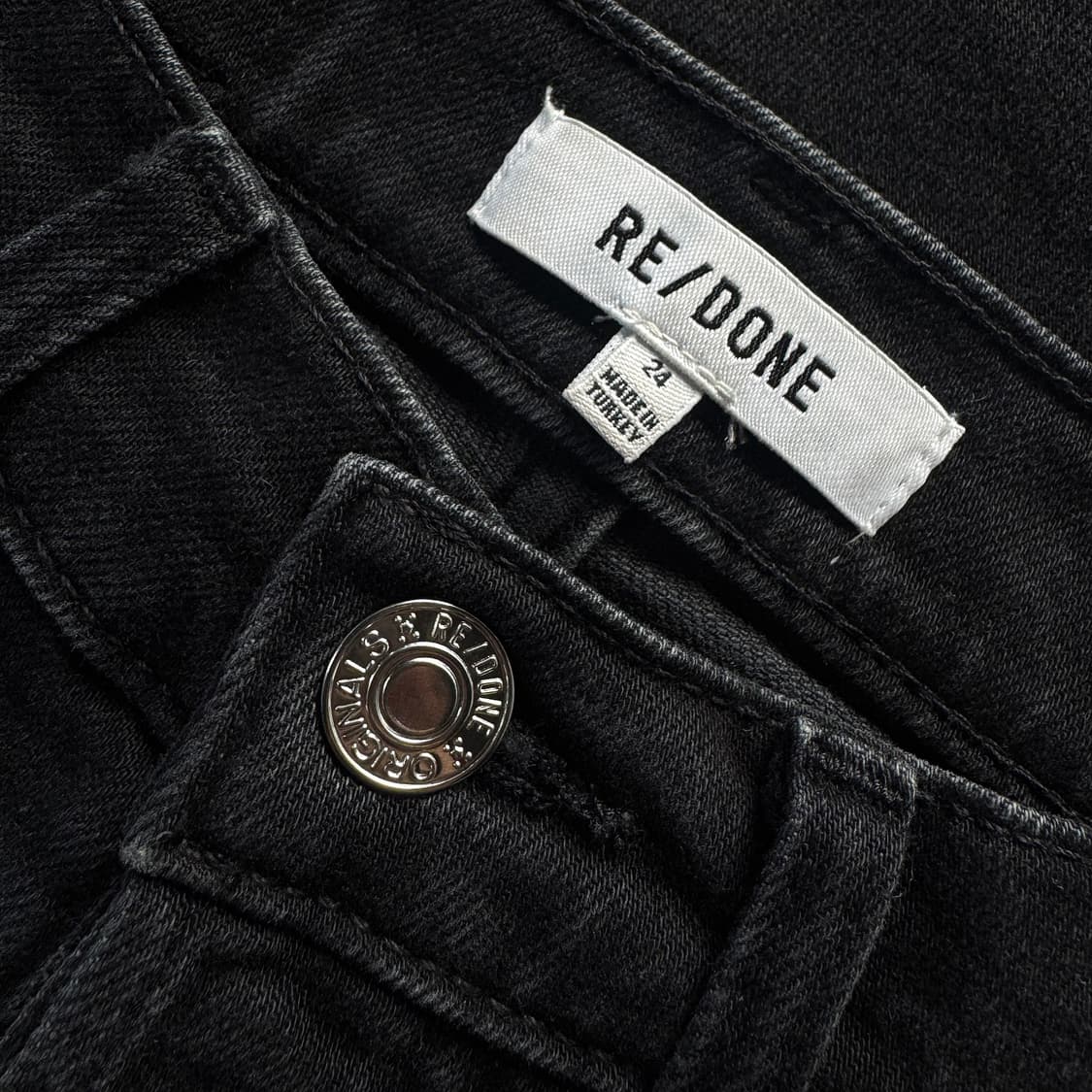 리던 스토브파이프 블랙 진(24) 상품이미지3