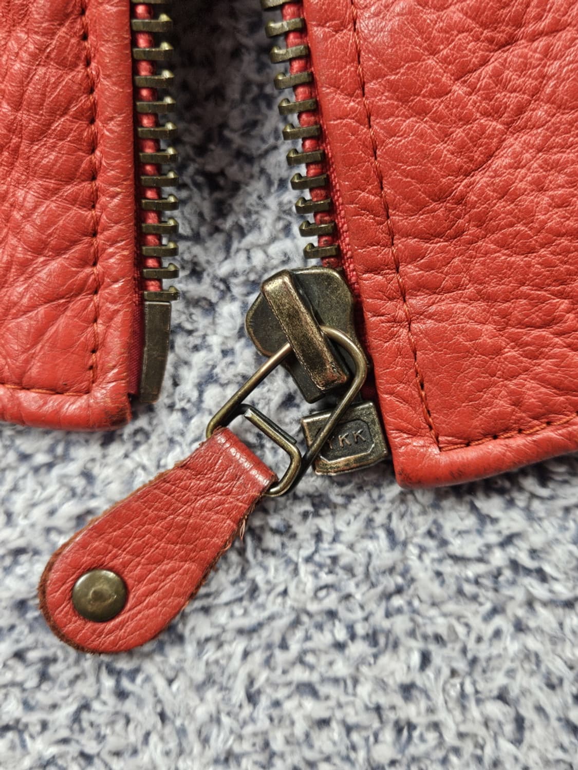 할리데이비슨 블루종 바시티 가죽 자켓 ( M ) / 10192 상품이미지6