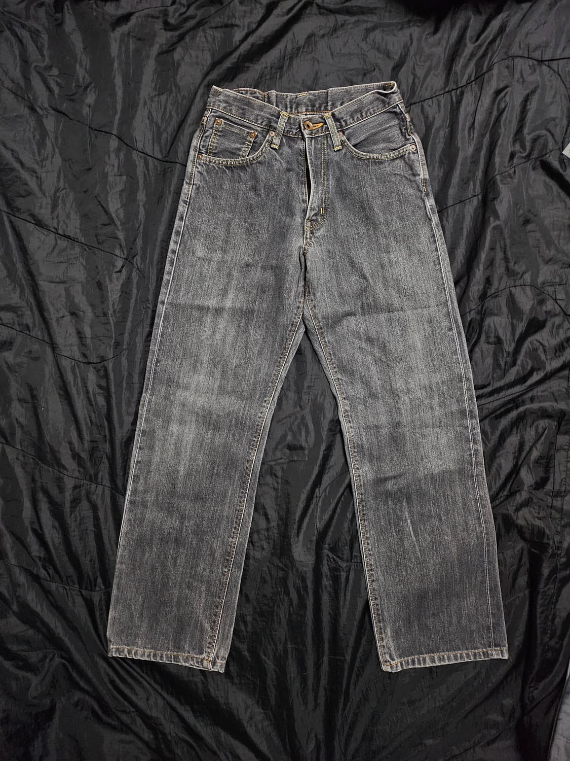 에드윈 505z 일본판 셀비지 블랙 데님 상품이미지2