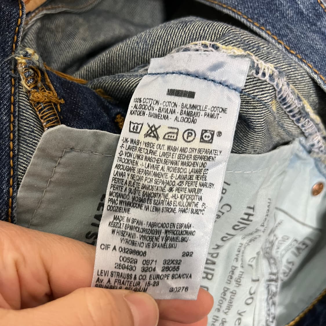 리바이스 부츠컷 데님 팬츠  상품이미지3