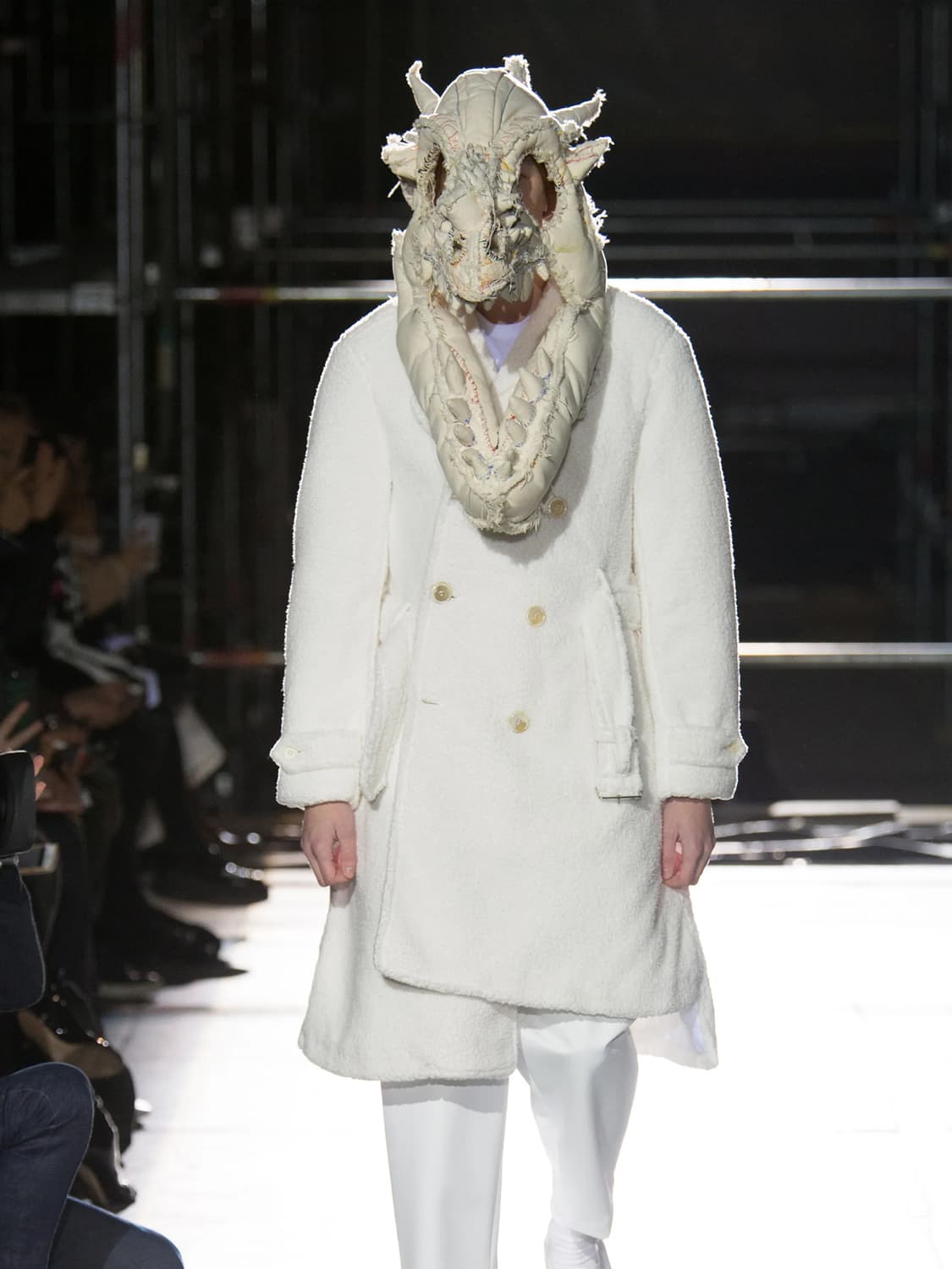 꼼데가르송 옴므 플러스 18aw 사선 피코트 상품이미지5