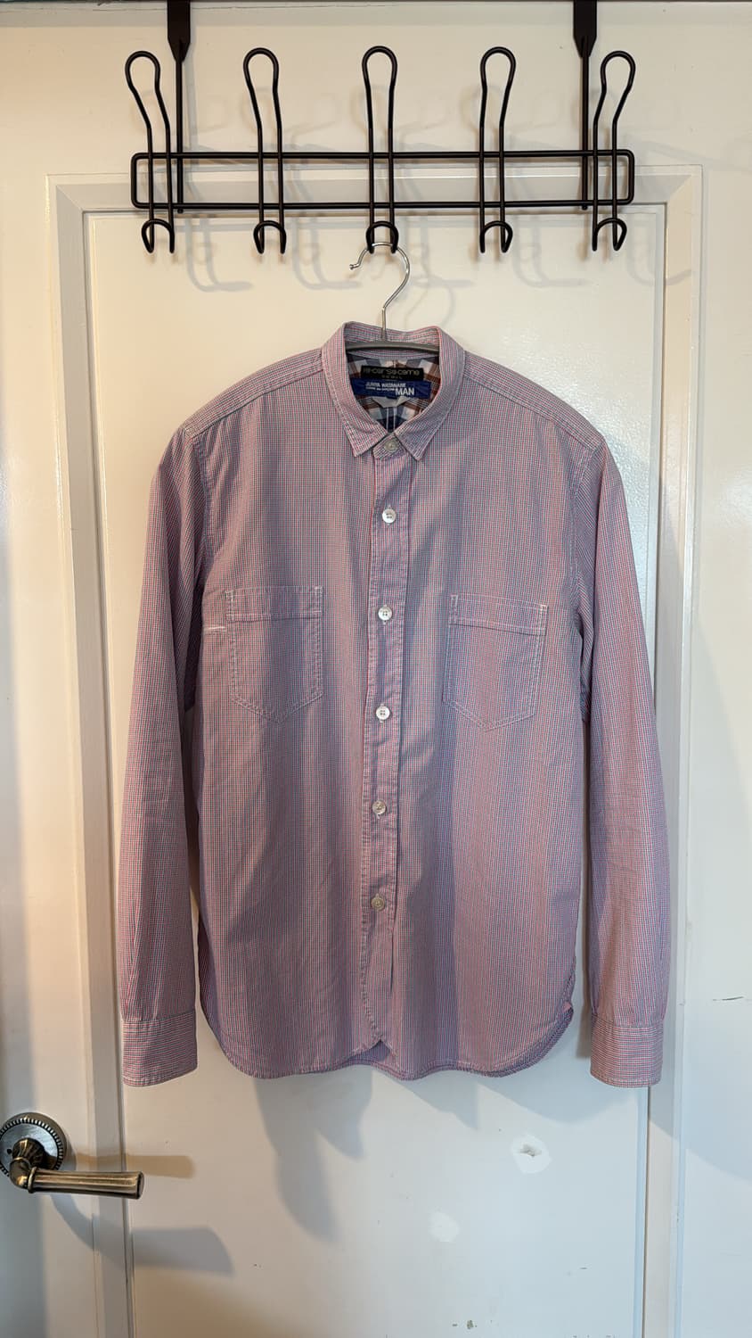 준야와타나베 체크셔츠 상품이미지2