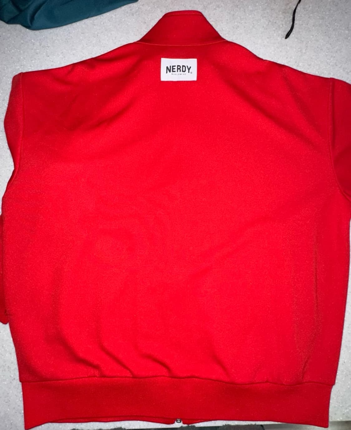 널디 NERDY 트랙 자켓 레드 S 상품이미지4