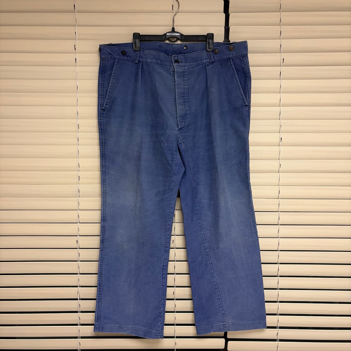 40s 빈티지 프렌치 몰스킨 워크 팬츠 굿페이드 36 상품이미지1