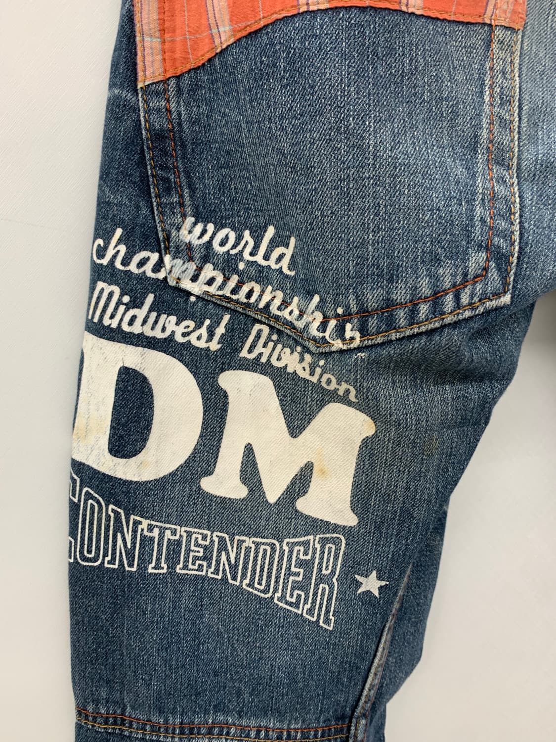 Dominant 체크 디테일 데님 상품이미지7