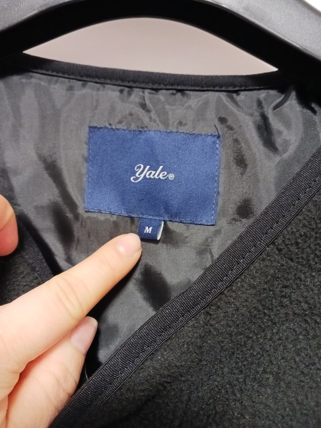 예일 앰브로이더리 댄 카라리스 퀄팅. 플리스자켓 상품이미지3