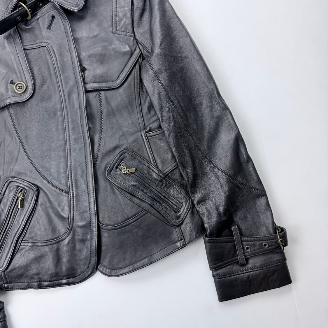 Vintage 양가죽 자켓 상품이미지4