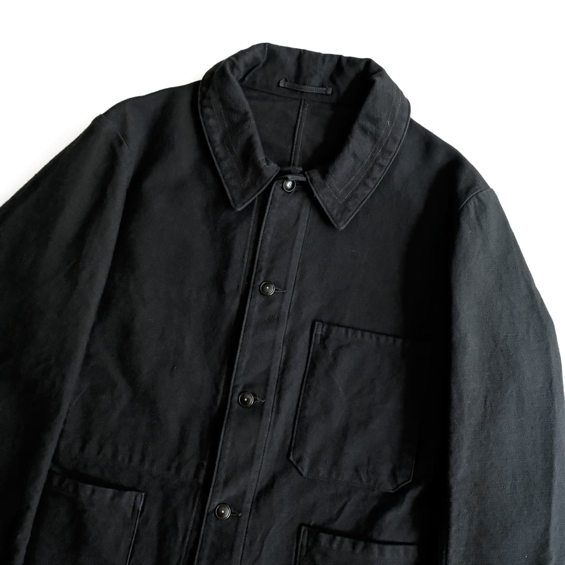 캡틴선샤인 몰스킨 프렌치 커버올자켓 40사이즈 잉크블랙 상품이미지6