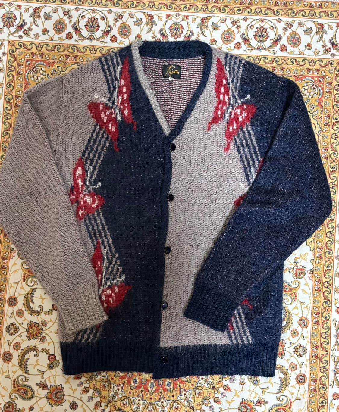 니들스 X 프릭스 스토어 모헤어 빠삐용 가디건 상품이미지1