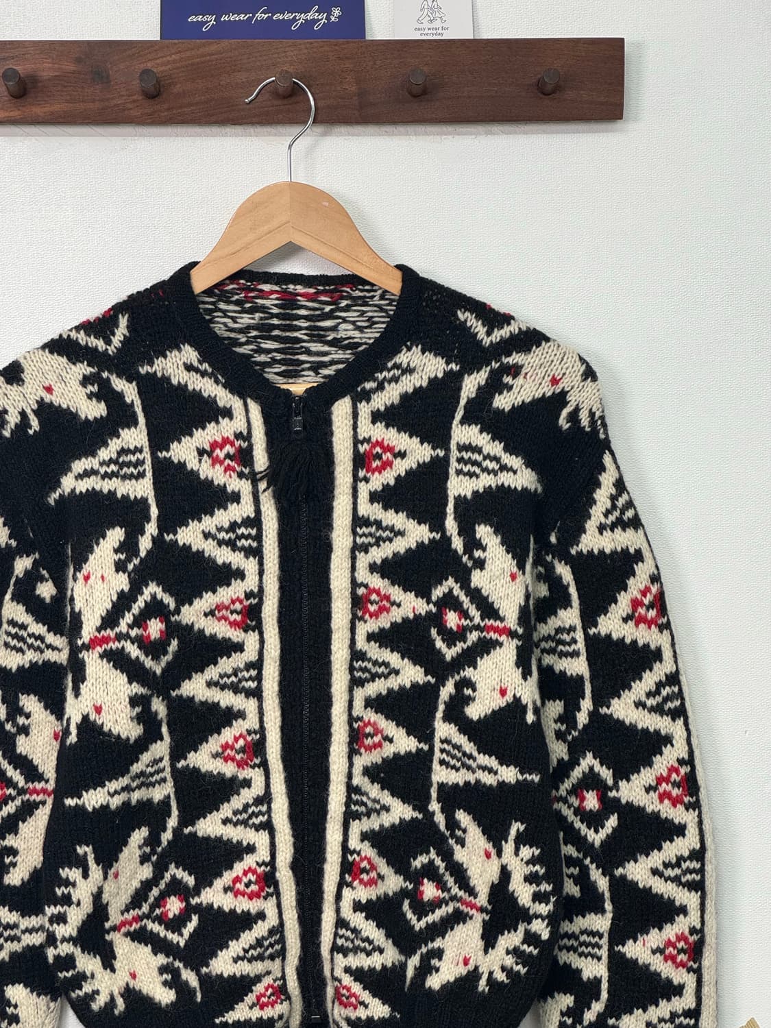 노르딕 울 집업 가디건/N111 상품이미지1