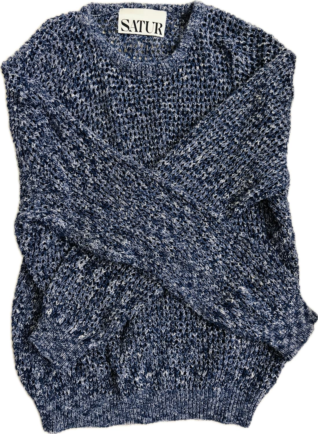 세터 펀칭 이비자 니트 네이비 상품이미지3