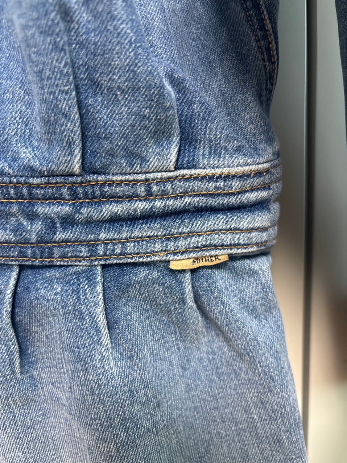 마더 데님 점프수트 청멜빵 바지 상품이미지5