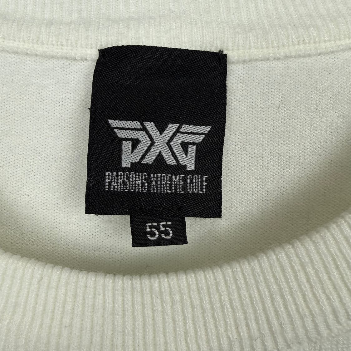 (55) PXG 우먼스 라운드 니트 아이보리 상품이미지3