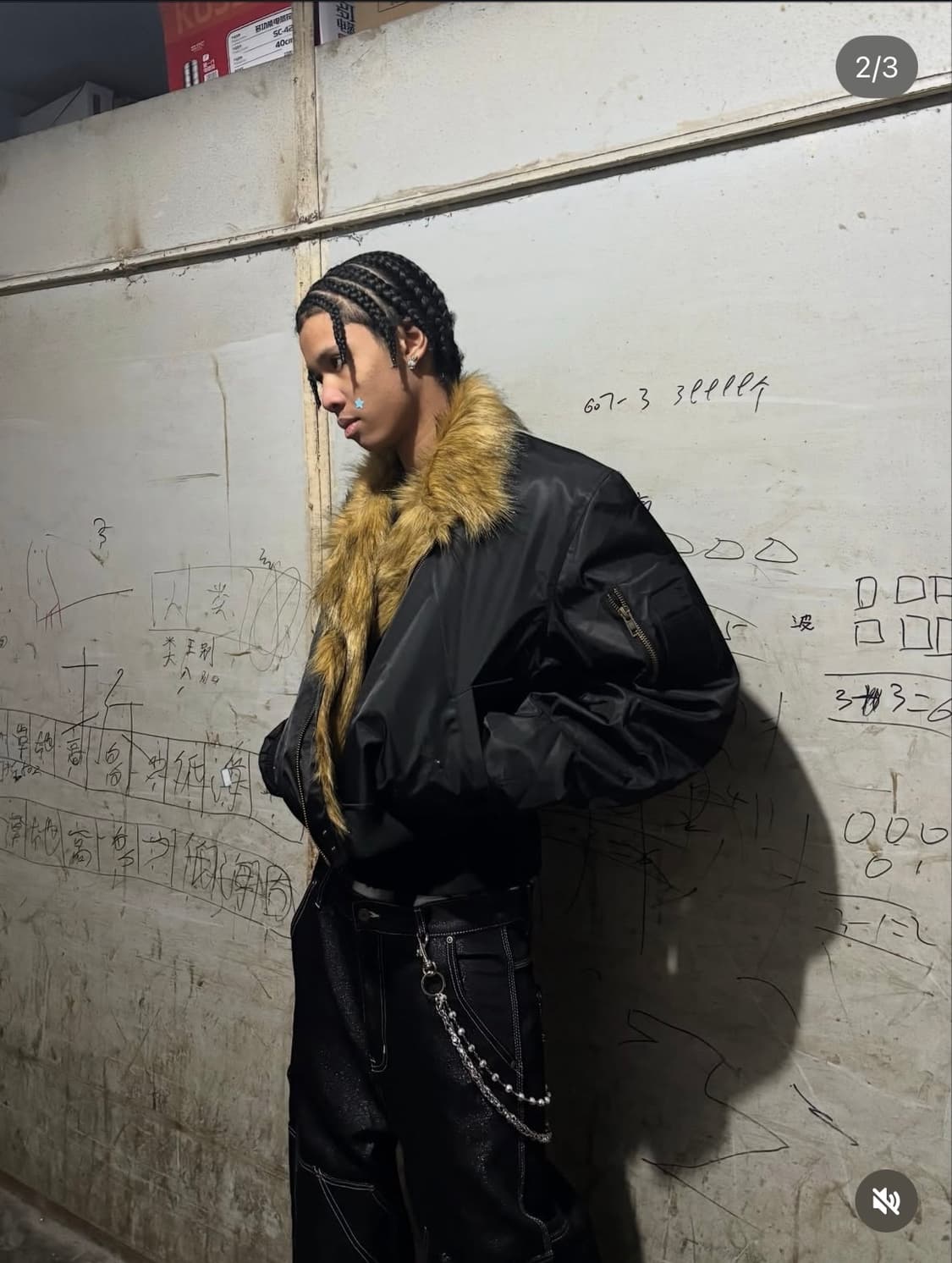 (RYECHASIN)FUR-LINED AVIATOR PADDED BOMB 상품이미지1