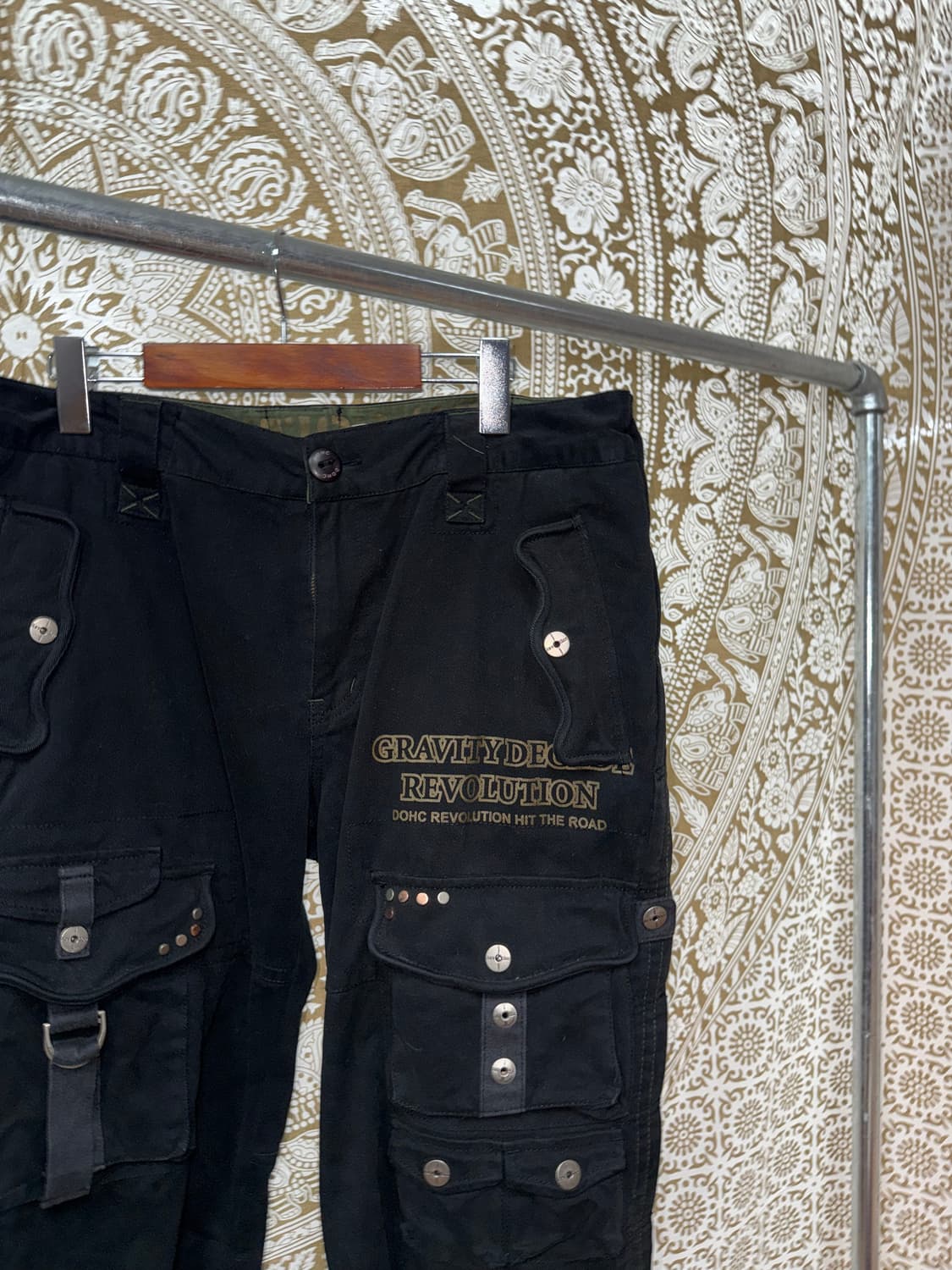 DOHC 빈티지 프린팅 카고팬츠  상품이미지4