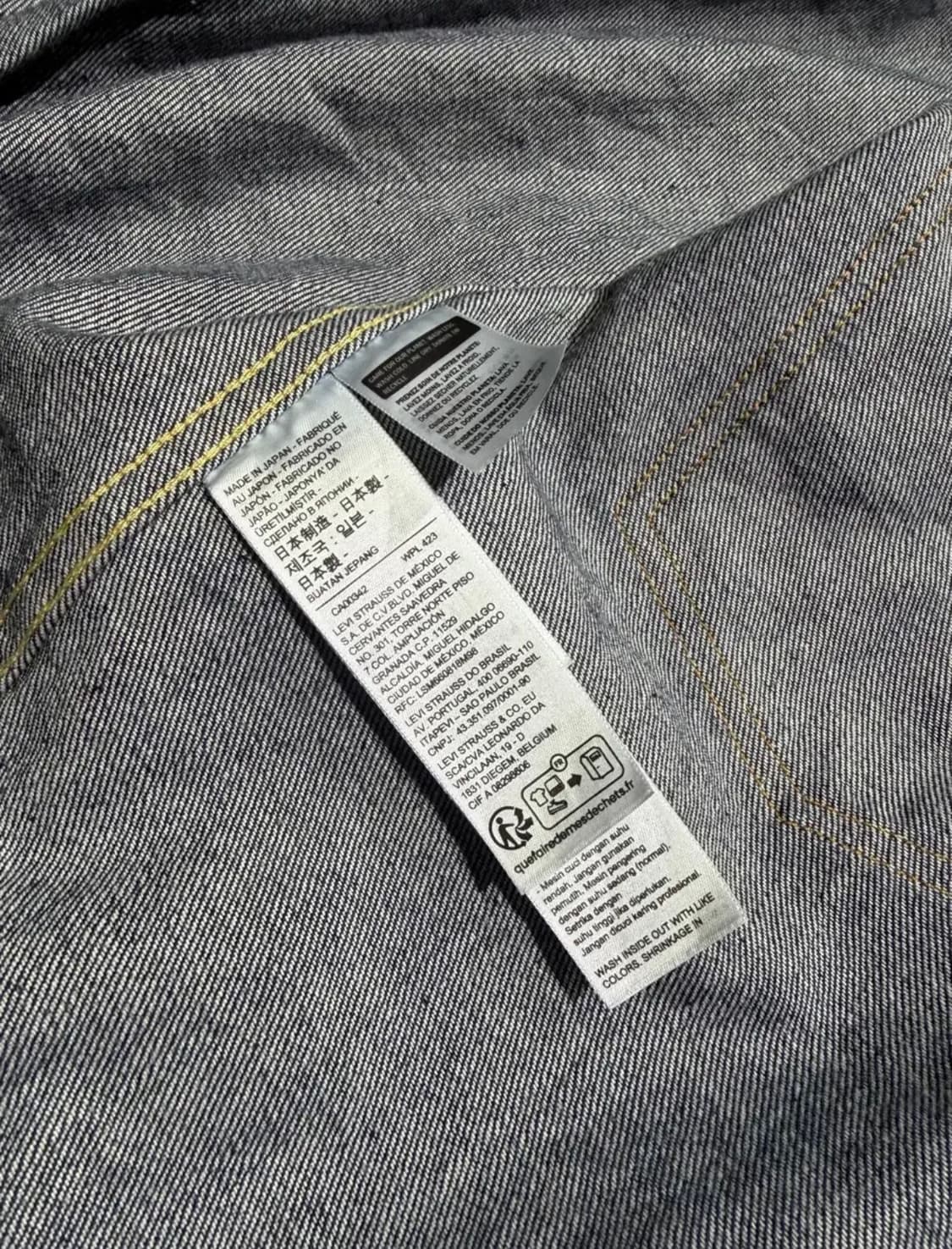 LVC 1936 타입 1 데님 자켓 상품이미지5