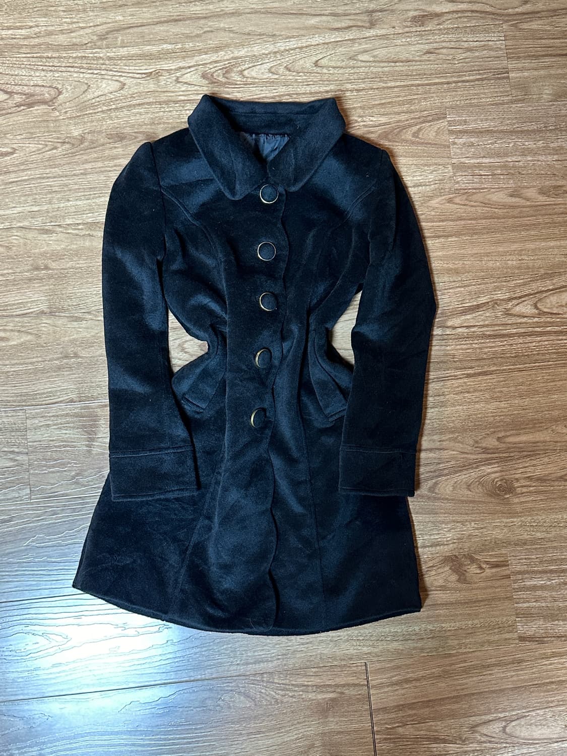 빈티지 리본 블랙 코트 달천깔 히메갸루 로걀 공겜여주 리즈리사깔 라떼 상품이미지1