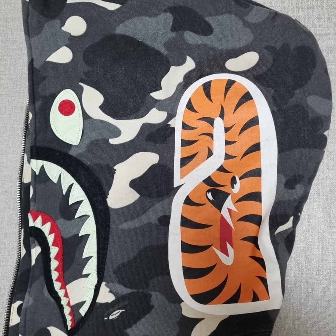 베이프 후드집업 흑계 상품이미지3