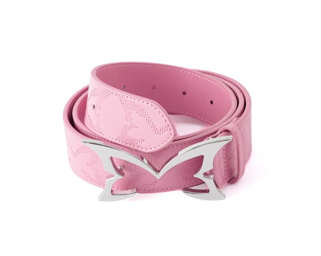 Mertra Debossed Belt Pink L 상품이미지1