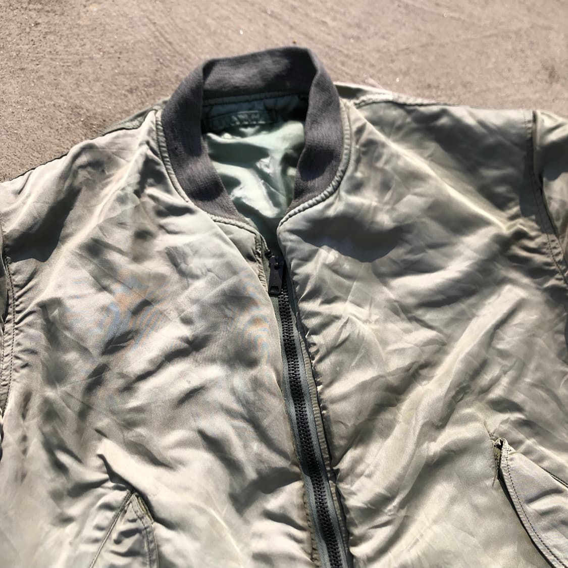 [XL] 80s 알파 인더스트리 Ma1 항공점퍼 상품이미지6