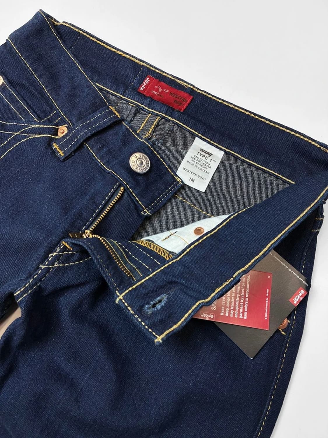 리바이스 00s 로우라이즈 타입1 부츠 데님 팬츠 PN5283 상품이미지4