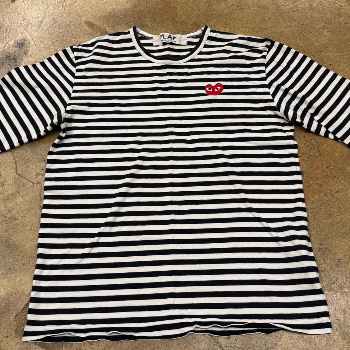 꼼데가르송 스트라이프 긴팔티셔츠 상품이미지3