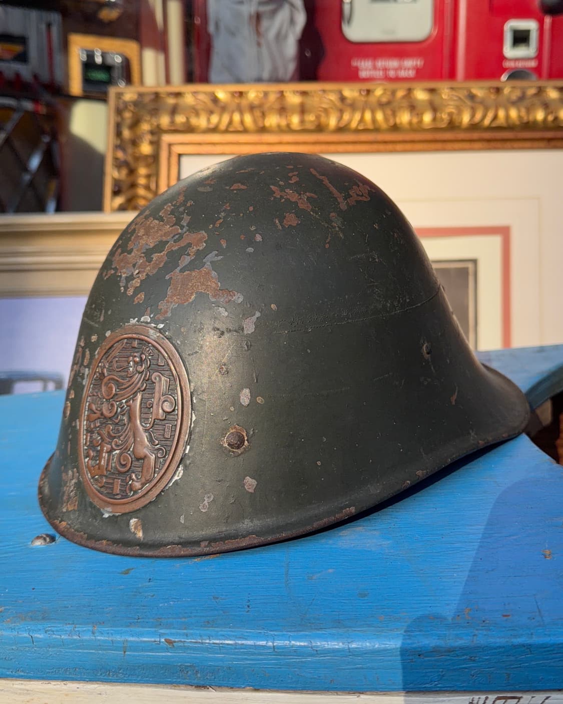 빈티지 소품 1950년 WWII 네덜란드군 M34 철모 상품이미지2