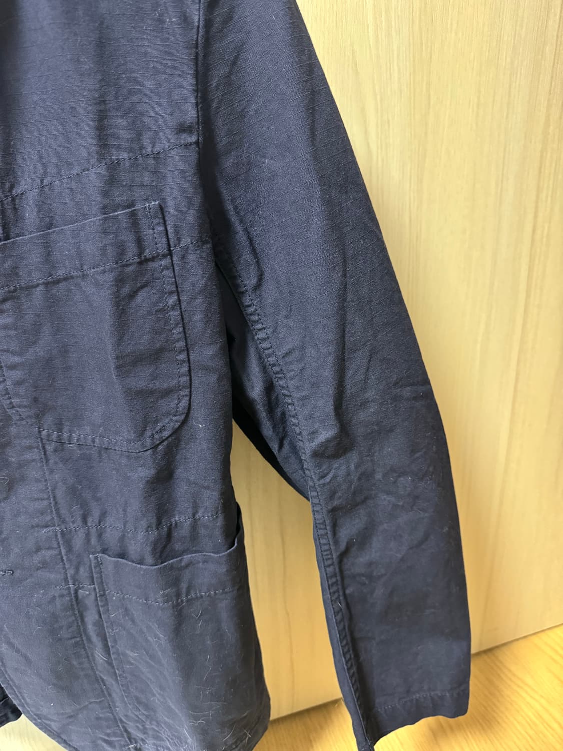 엔지니어드 가먼츠 베드포드 자켓 다크네이비 코튼립스탑 상품이미지5