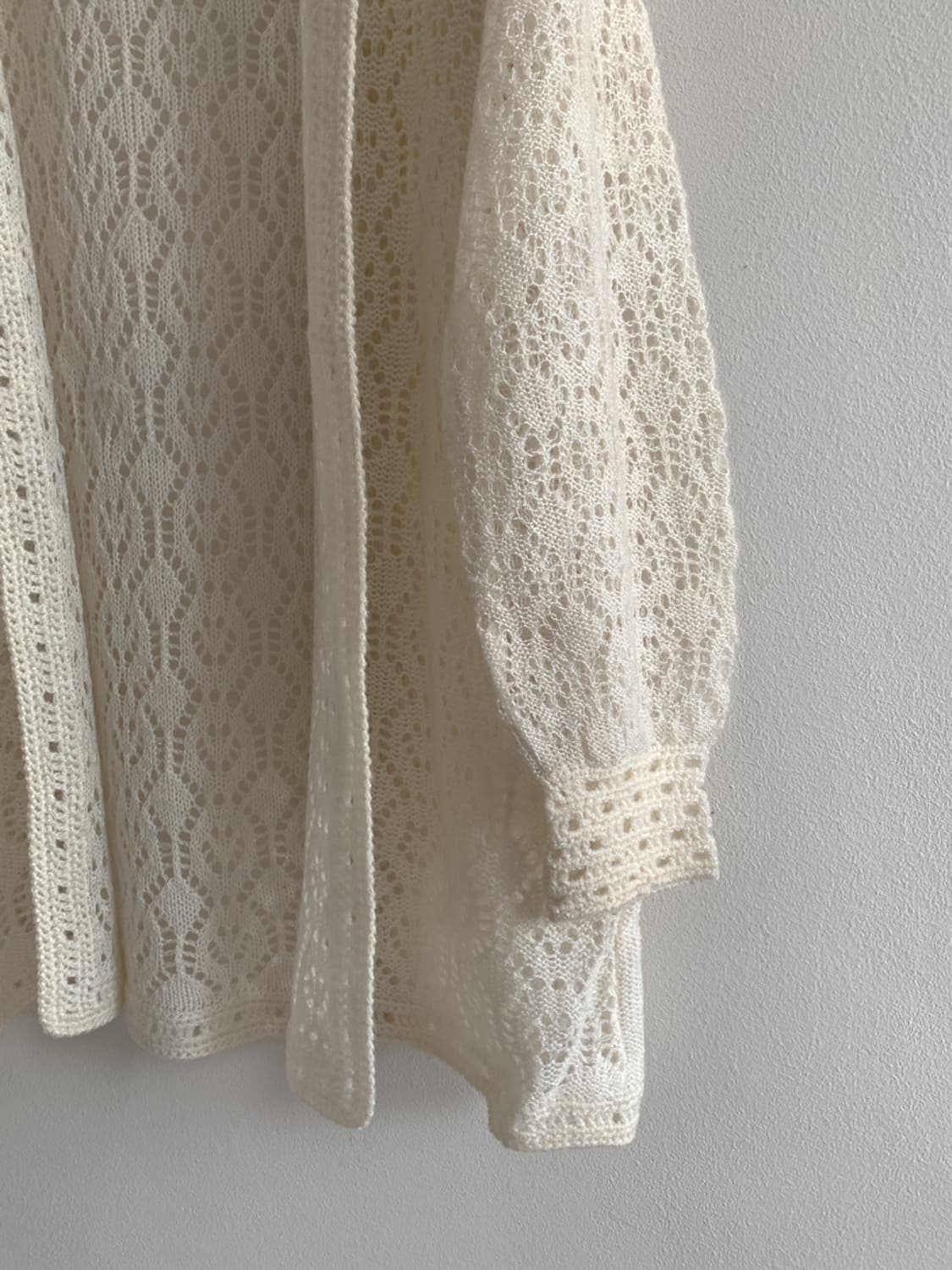 Punching Knit Long Cardigan 상품이미지5