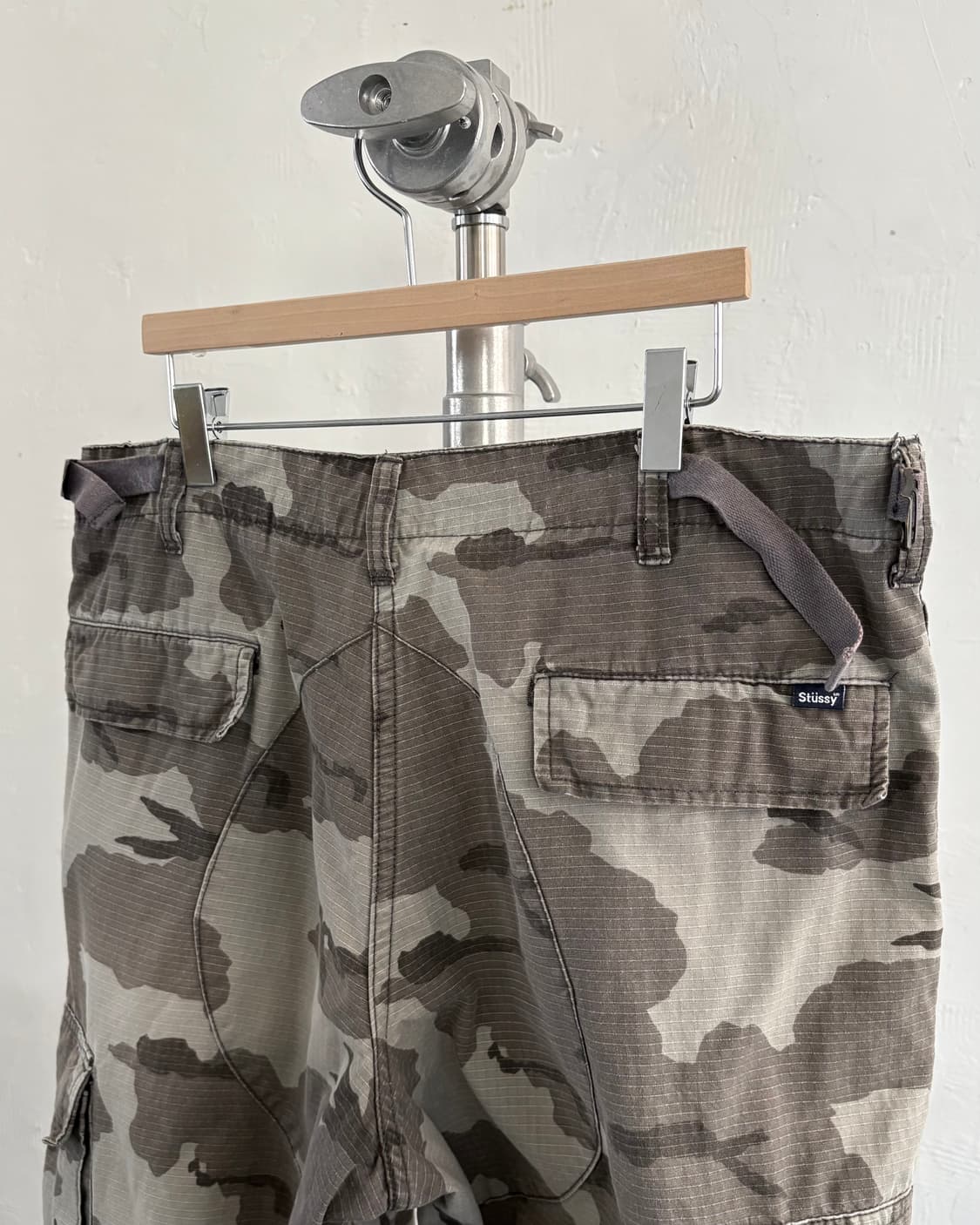 Stussy 스투시 00‘s 립스탑 카모 카고 팬츠 상품이미지6
