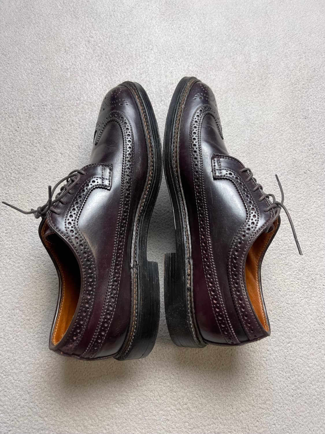 [9] 알든 975 롱윙팁  버건디 상품이미지5