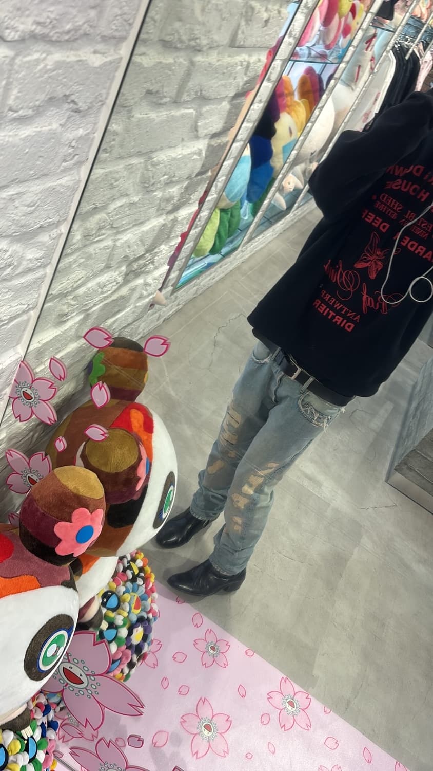 라프시몬스 버닝다운 후드티(L) 상품이미지1