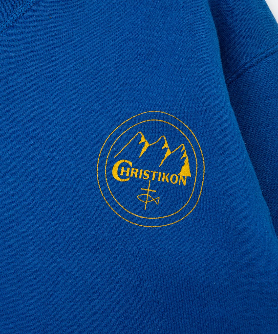 (95) 90's 러셀어슬레틱 "Christikon" V-스티치 스웻셔츠 상품이미지4