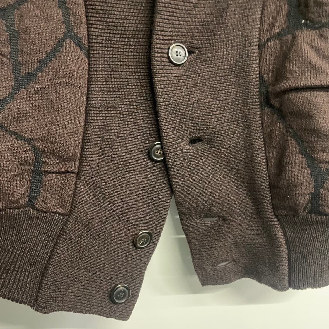 이세이미야케 주름가공 울 가디건 상품이미지5