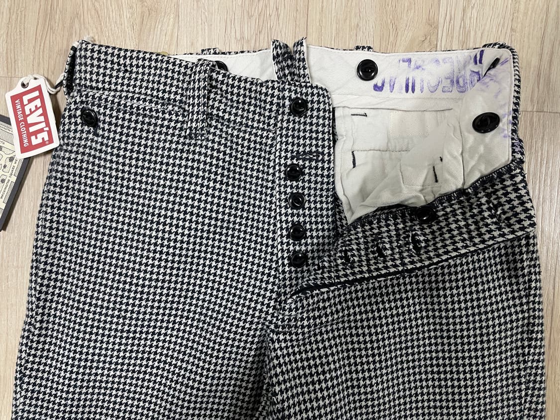 27) 리바이스 LVC 하운드투스 체크 매키노팬츠(새제품)RRL&폴로 상품이미지5