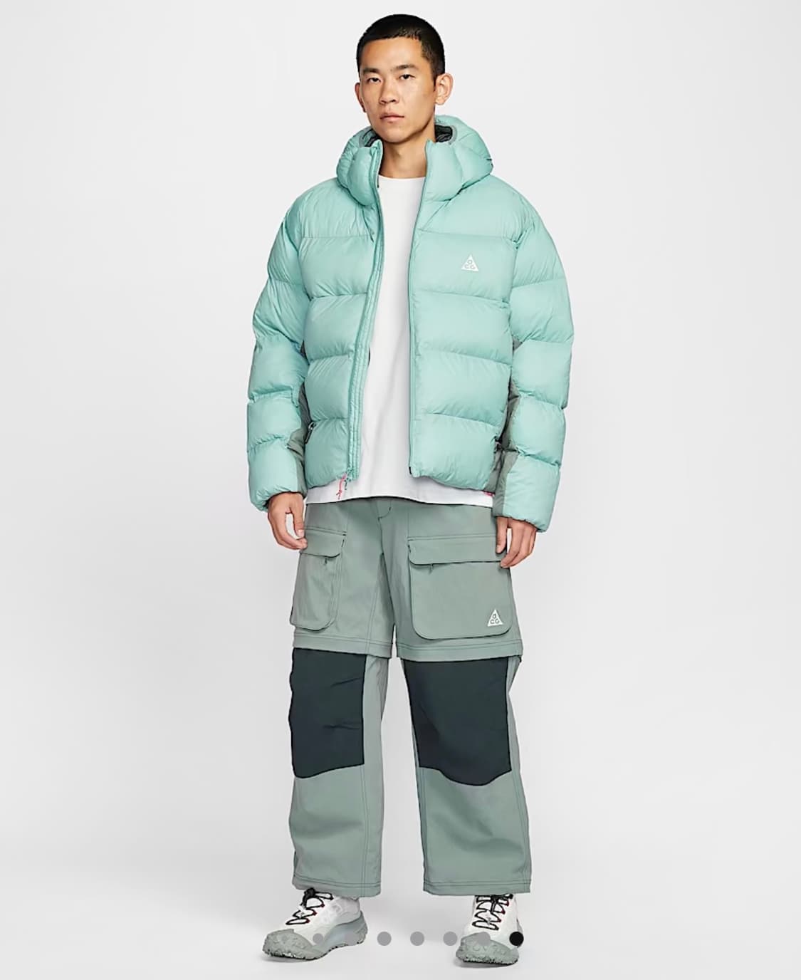 [새상품] M, L, XXL) 나이키 ACG 루나레이크 패딩 민트 상품이미지2