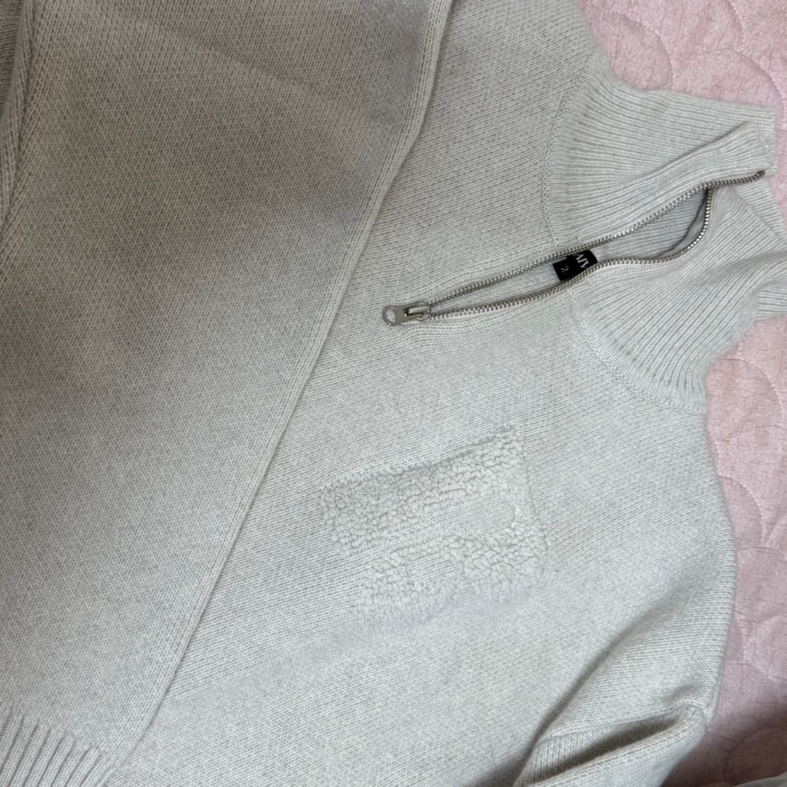 레이브 니트 반집업 상품이미지5