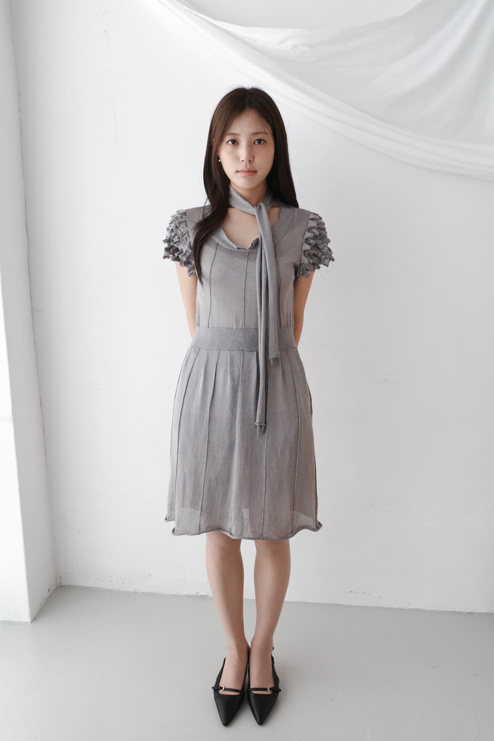 pearl see-through one-piece 상품이미지4