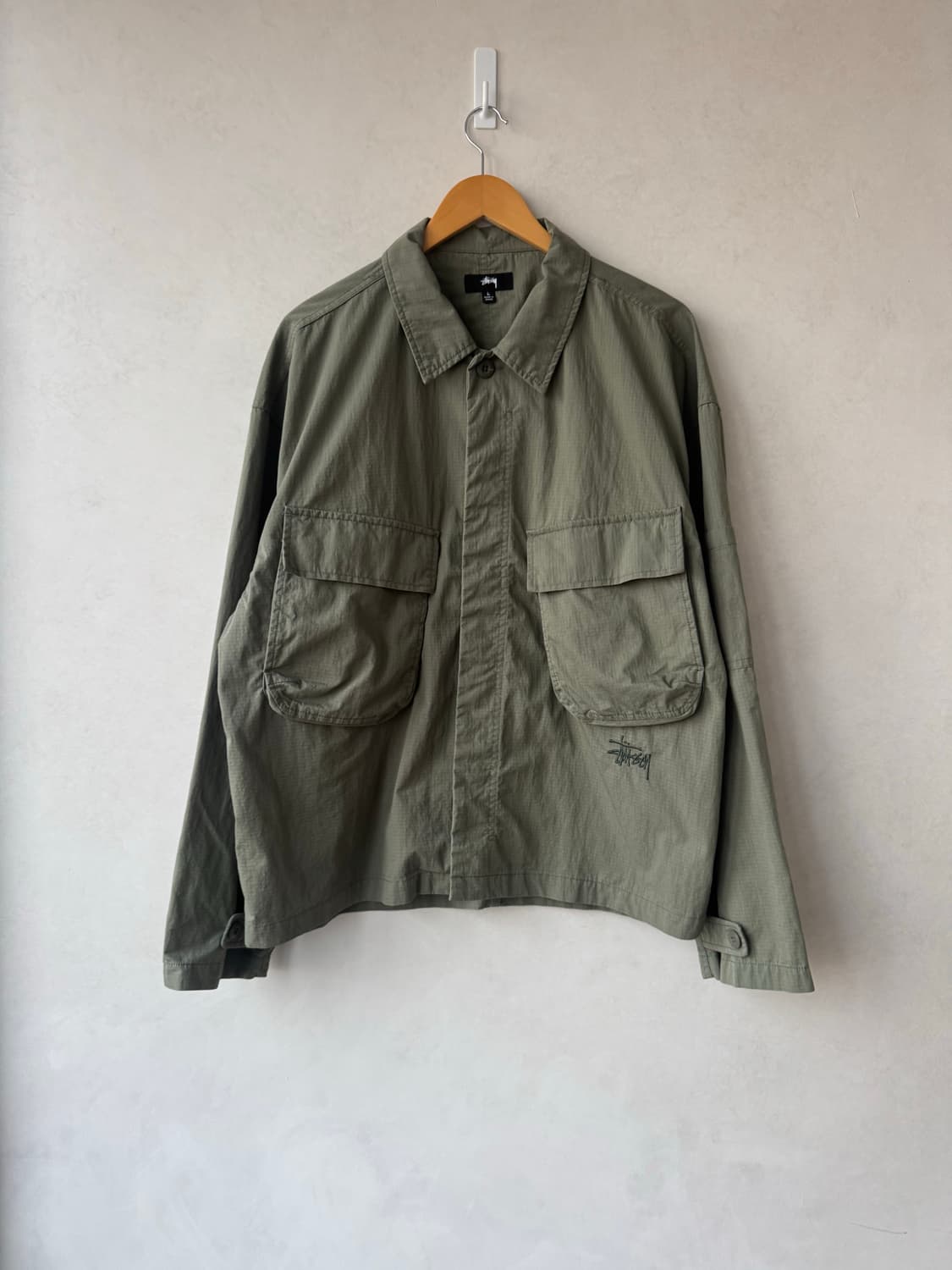 스투시 밀리터리 오버셔츠 상품이미지2
