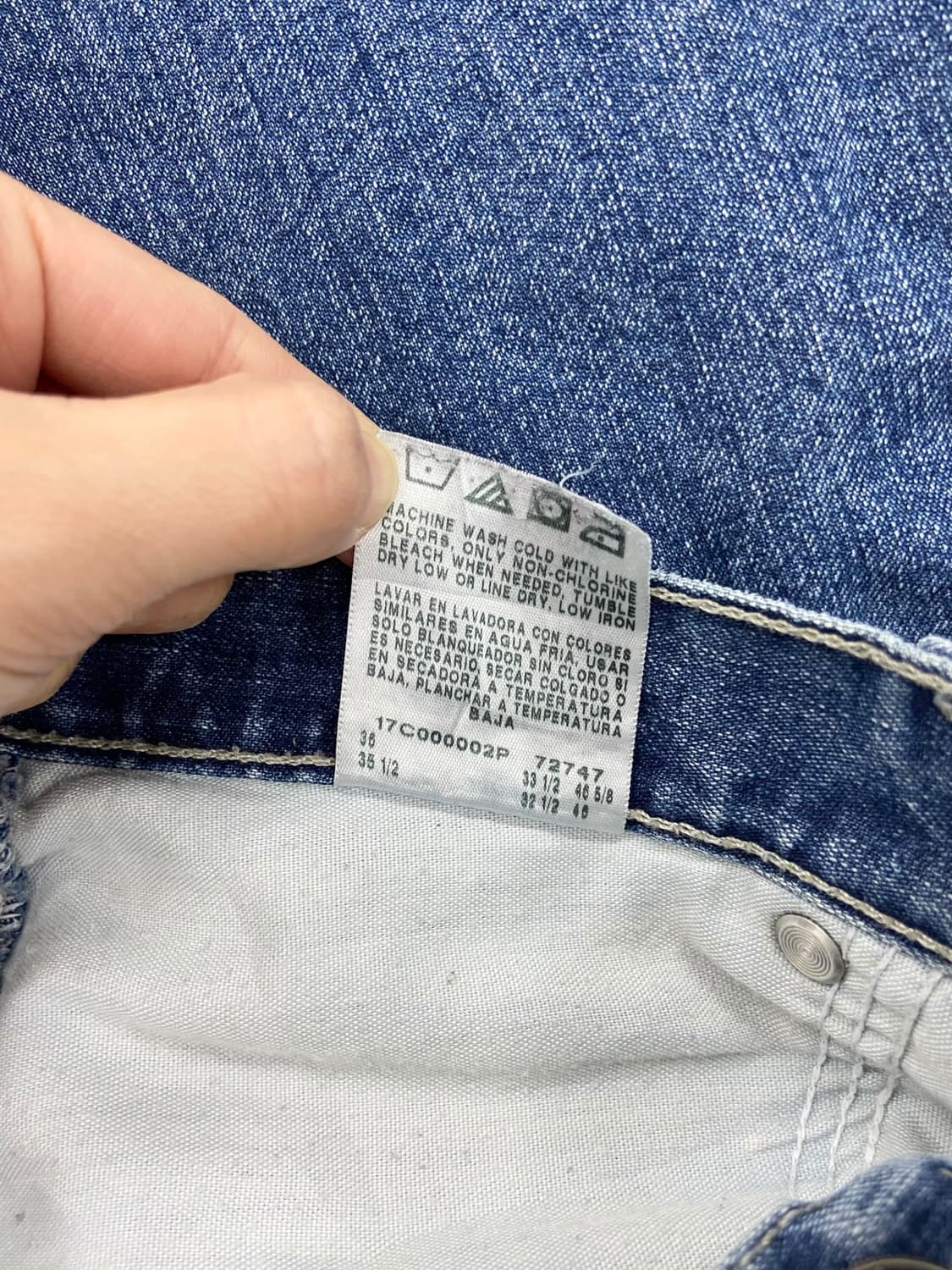 00's 리 데님 카펜더 팬츠  상품이미지10