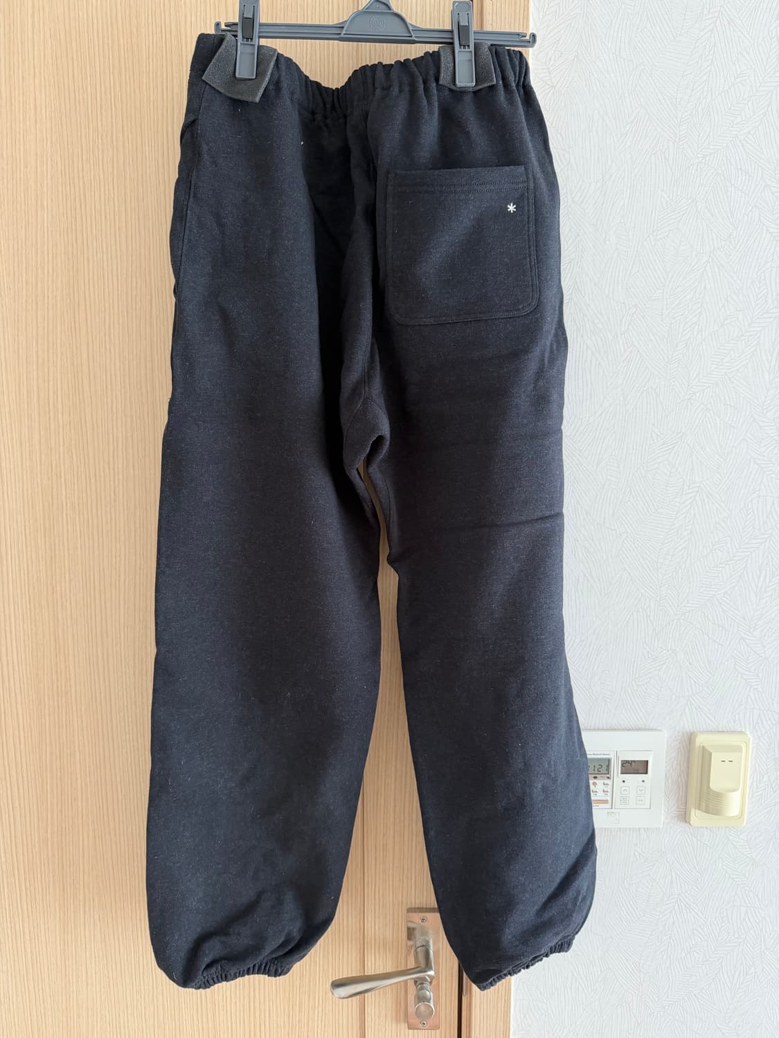 스노우피크재팬 리사이클 코튼 스웻팬츠 블랙 L 상품이미지2