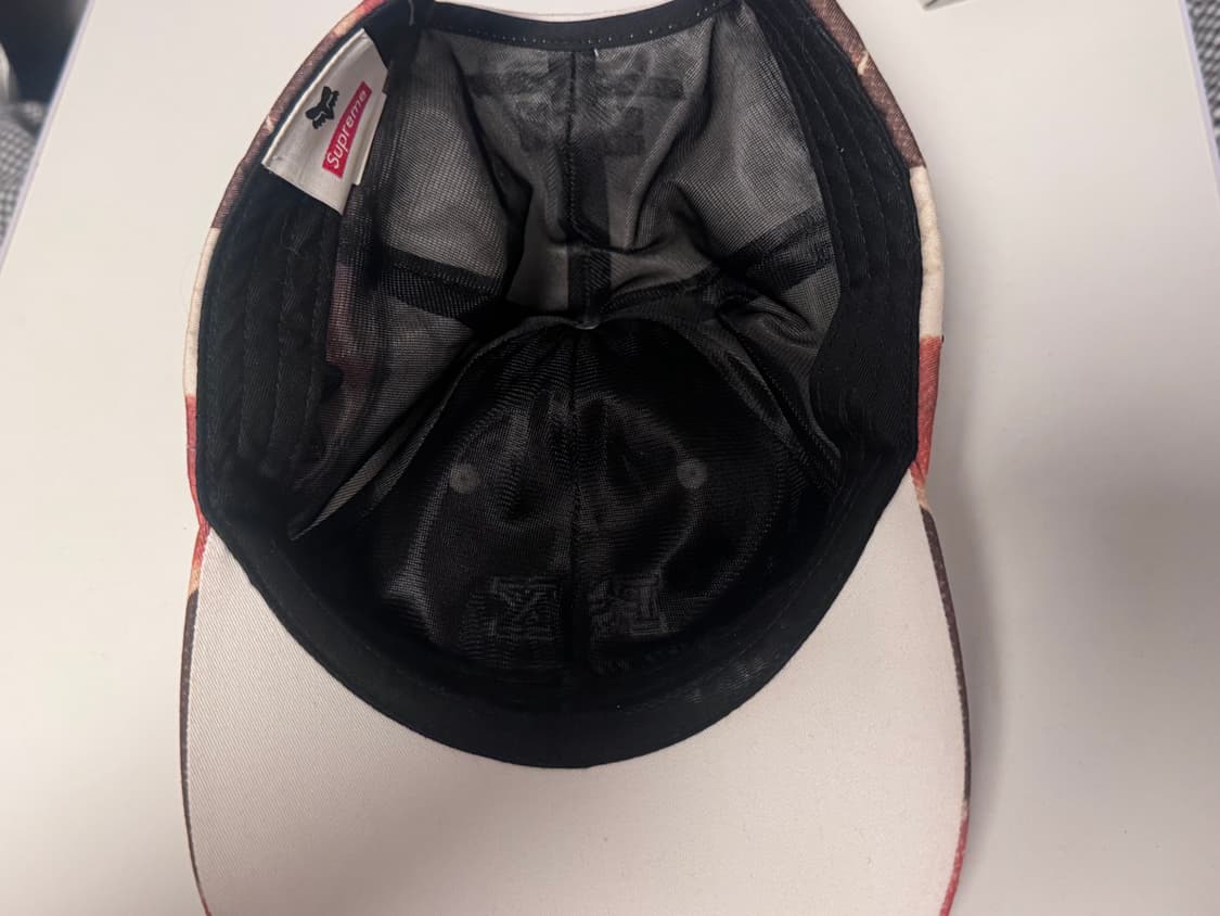 슈프림 폭스 레이싱 캡 화이트  상품이미지2