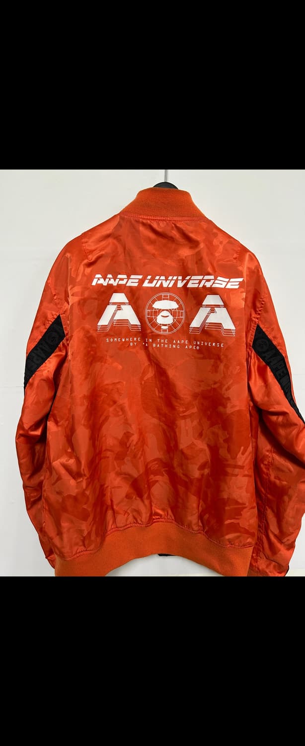 에이프 베이프 항공점퍼 블루종 정품 XL사이즈 상품이미지3