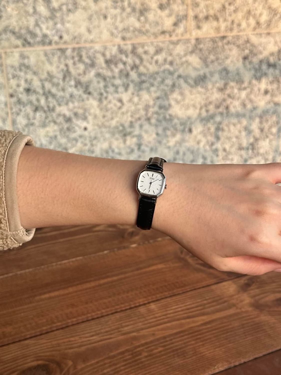 빈티지 세이코 1421-5060 옥타곤 와플 다이얼 드레스 워치 상품이미지2